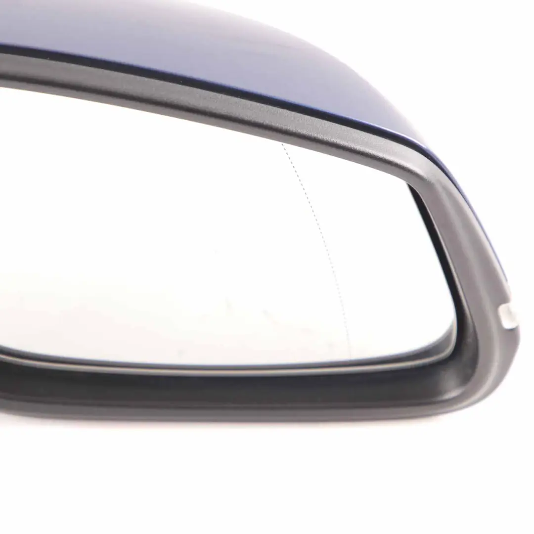 BMW X1 E84 Wing Mirror Heated Front Door Right O/S Tiefseeblau Deep Sea Blue A76 - SKU rhd-7307158-DSB - Part number 7307158