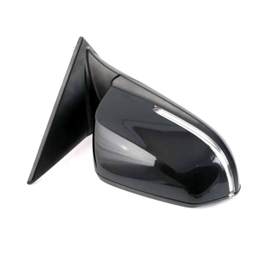  Wing Mirror BMW X1 E84 Heated Front Right O/S Door Indicator Schwarz 2 Black 668 - SKU rhd-7307158-SCH - Part number 7307158