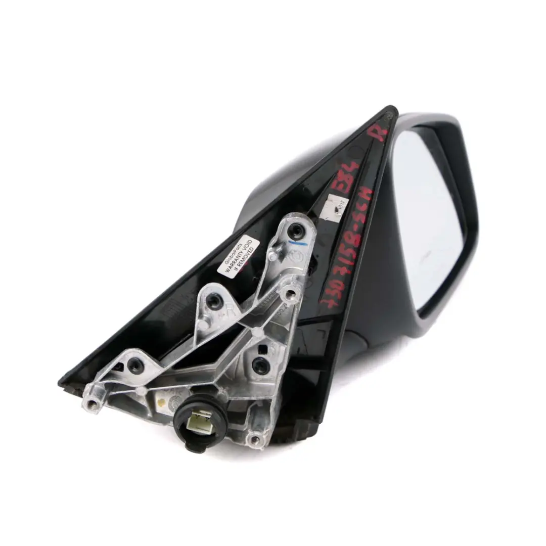 Wing Mirror BMW X1 E84 Heated Front Right O/S Door Indicator Schwarz 2 Black 668 to with Part number 7307158 Wing Mirror BMW X1 E84 Heated Front Right O/S Door Indicator Schwarz 2 Black 668 - SKU rhd-7307158-SCH - Part number 7307158