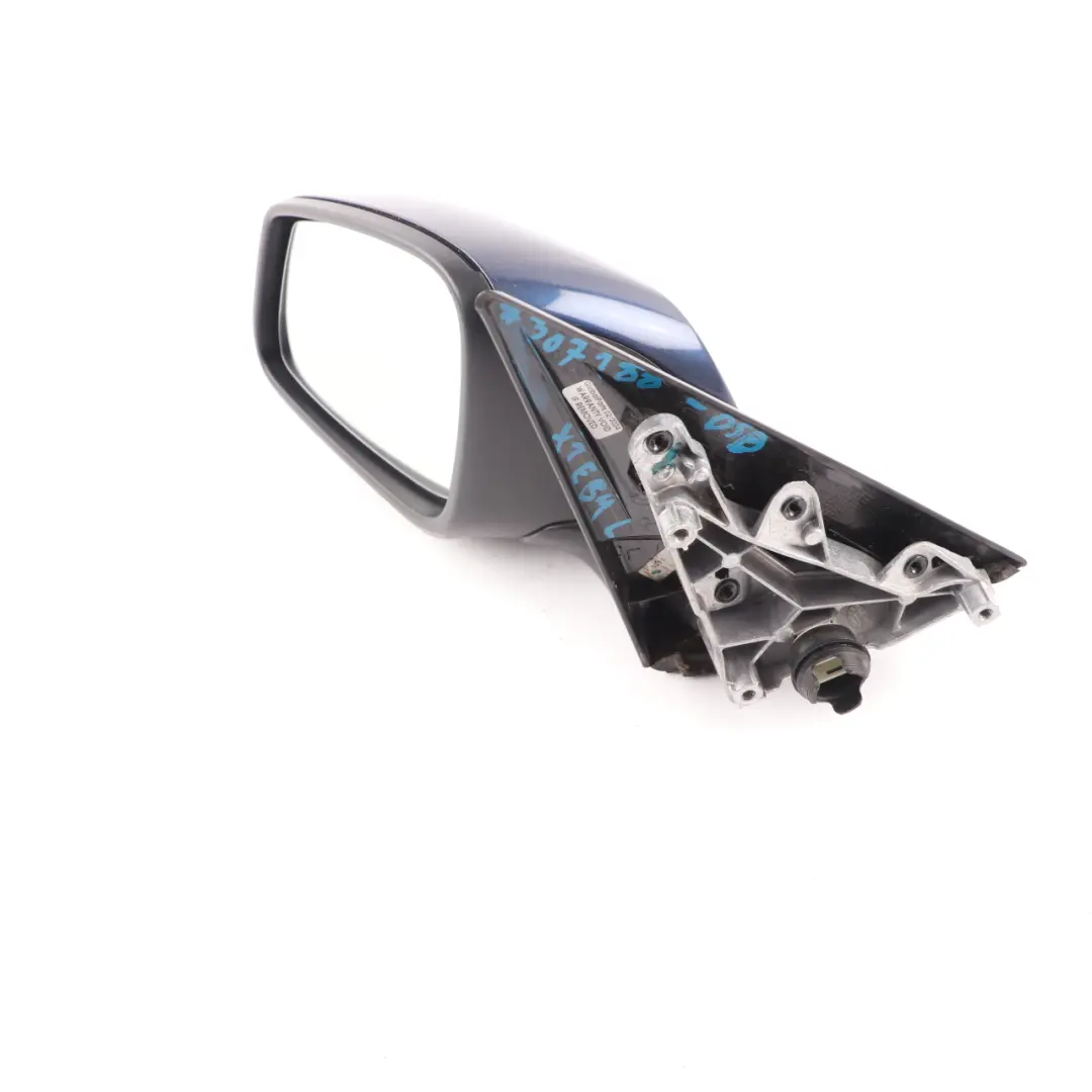Wing Mirror Door Left N/S Heated 5 Pins Outside Deep Sea Blue - A76 to BMW X1 E84 with Part number 7307187 BMW X1 E84 Wing Mirror Door Left N/S Heated 5 Pins Outside Deep Sea Blue - A76 - SKU rhd-7307187-DSB - Part number 7307187