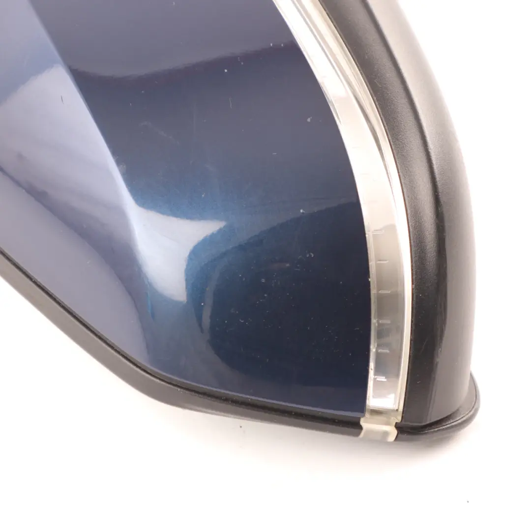 BMW X1 E84 Wing Mirror Door Right O/S Heated 5 Pins Outside Deep Sea Blue - A76 - SKU rhd-7307188-DSB - Part number 7307188