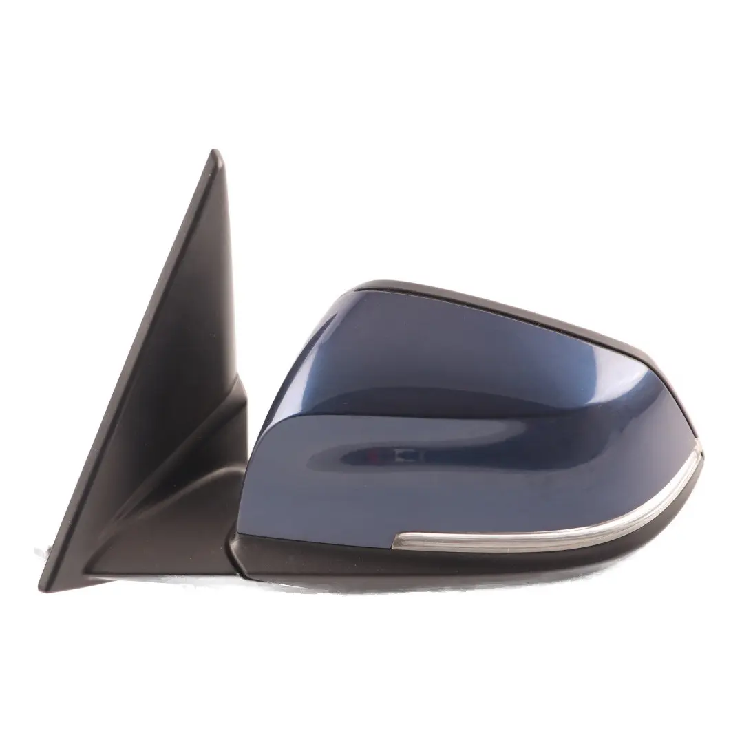 BMW X1 E84 Wing Mirror Door Left N/S Heated 5 Pins Outside Deep Sea Blue - A76 - SKU rhd-7307187-DSB - Part number 7307187