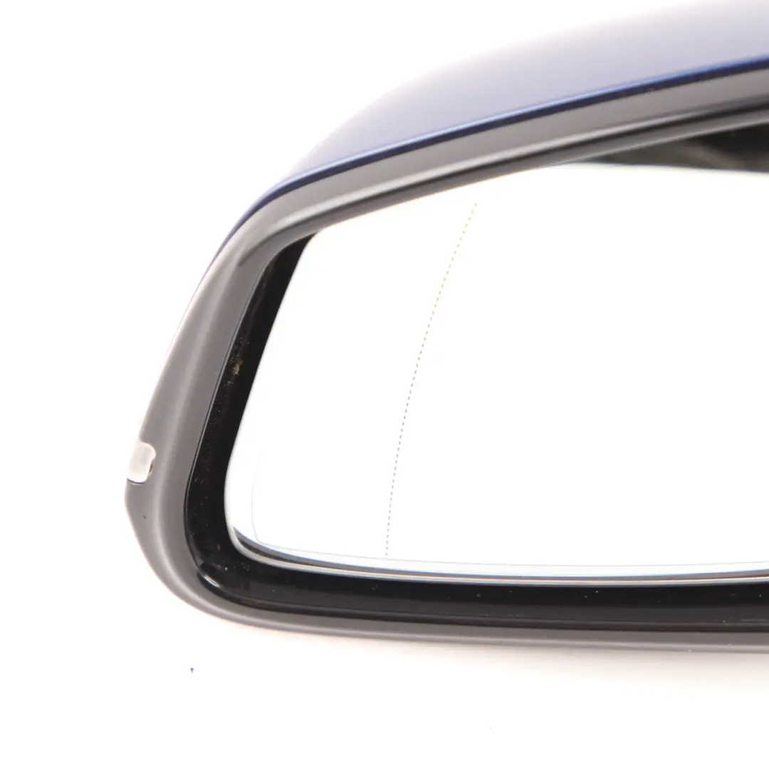 BMW X1 E84 Door Wing Mirror Left N/S High Gloss Heated Memory Le Mans Blue - 381 - SKU rhd-7307197-LMB - Part number 7307197