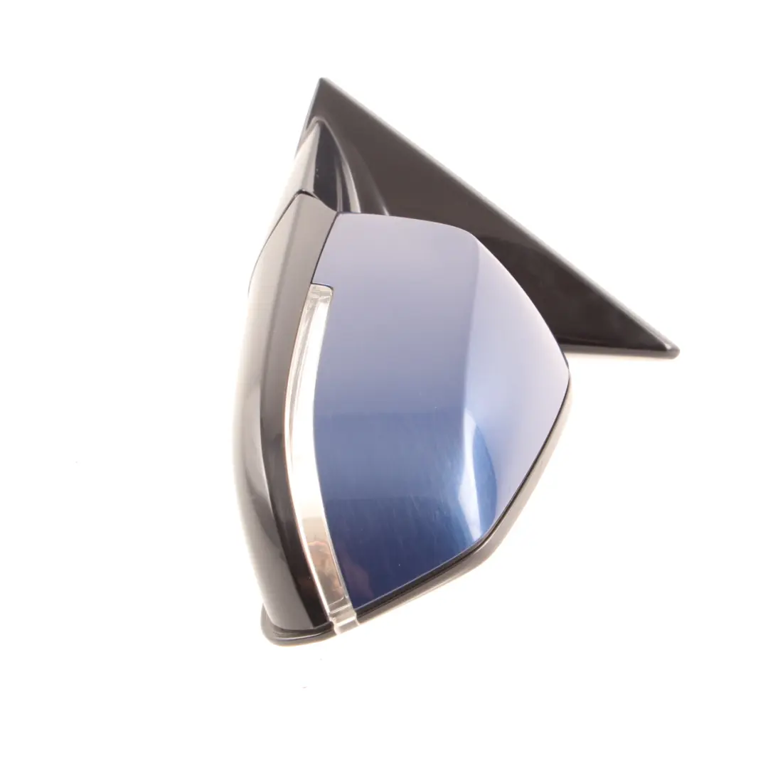 Door Wing Mirror Left N/S High Gloss Heated Memory Le Mans Blue - 381 to BMW X1 E84 with Part number 7307197 BMW X1 E84 Door Wing Mirror Left N/S High Gloss Heated Memory Le Mans Blue - 381 - SKU rhd-7307197-LMB - Part number 7307197