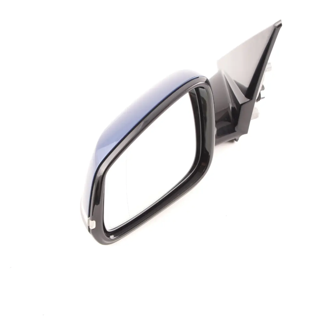 Door Wing Mirror Left N/S High Gloss Heated Memory Le Mans Blue - 381 to BMW X1 E84 with Part number 7307197 BMW X1 E84 Door Wing Mirror Left N/S High Gloss Heated Memory Le Mans Blue - 381 - SKU rhd-7307197-LMB - Part number 7307197