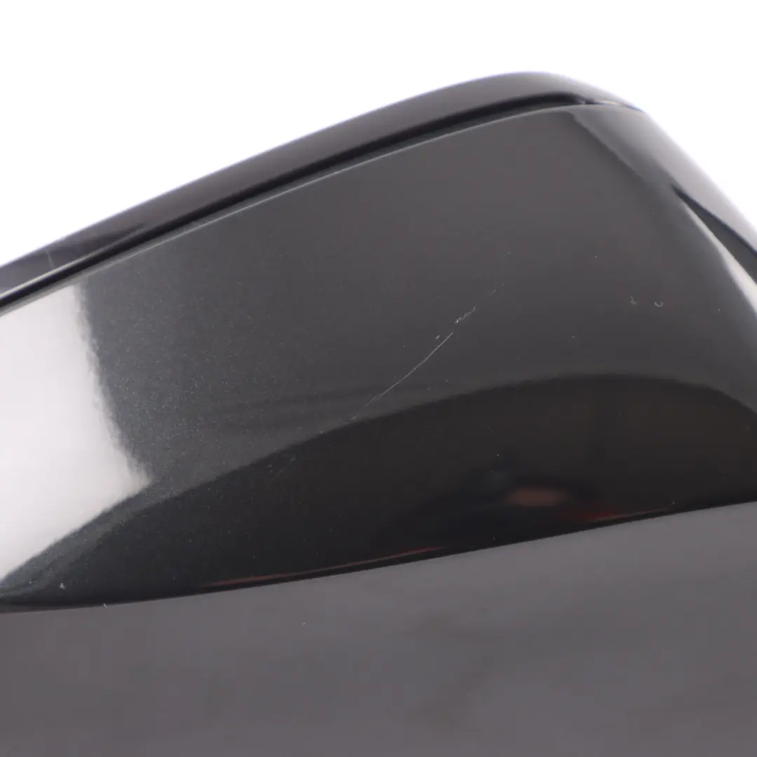 BMW X1 E84 Door Wing Mirror Right O/S High Gloss Black Sapphire - 475 - SKU RHD-7307198-BS - Part number 7307198