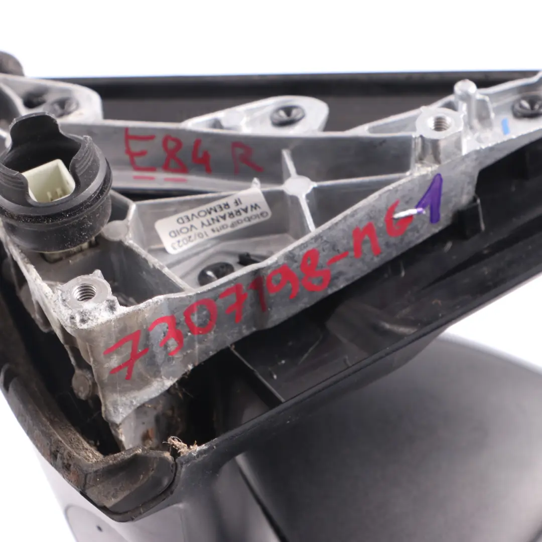 Wing Mirror Door Right O/S Heated Auto Dip 6 Pins Mineral Grey B39 to BMW X1 E84 with Part number 7307198 BMW X1 E84 Wing Mirror Door Right O/S Heated Auto Dip 6 Pins Mineral Grey B39 - SKU rhd-7307198-MG1 - Part number 7307198