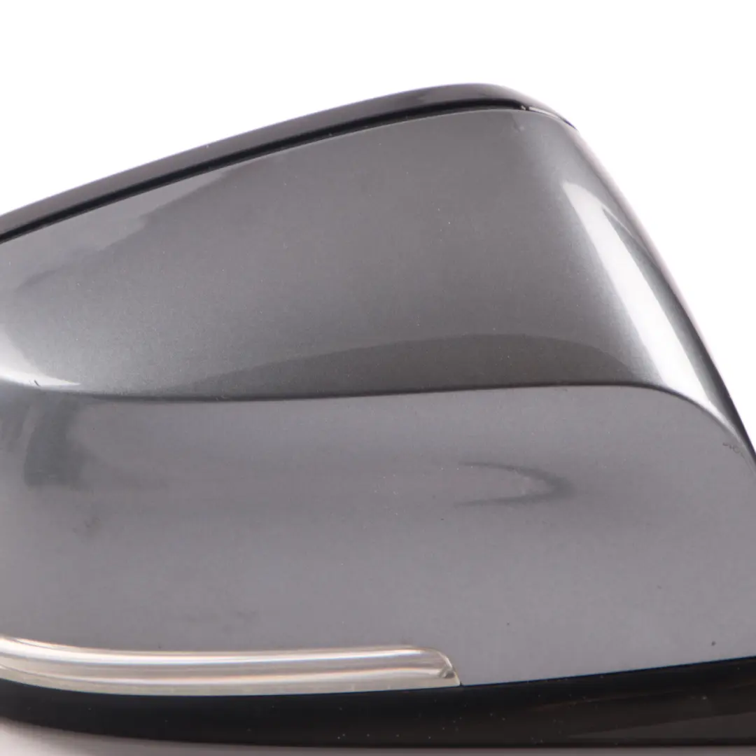 BMW X1 E84 Door Wing Mirror Right O/S High Gloss Mineral Grey B39 - SKU rhd-7307198-MG - Part number 7307198
