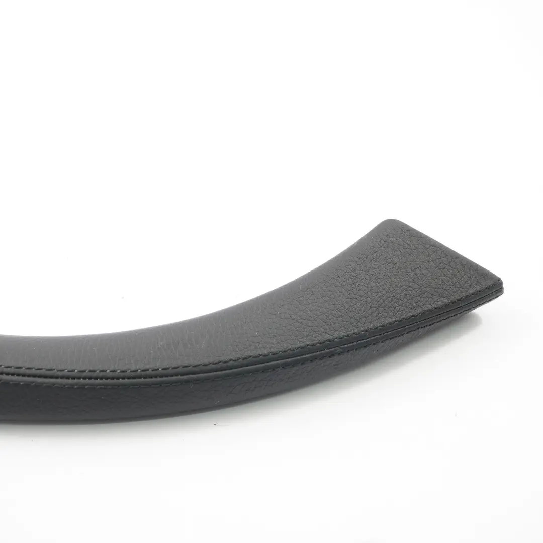 Door Card Panel Pull Handle Trim Left N/S Grab Leather Dakota Black to BMW F13 with Part number 7307283 BMW F13 Door Card Panel Pull Handle Trim Left N/S Grab Leather Dakota Black - SKU rhd-7307283 - Part number 7307283