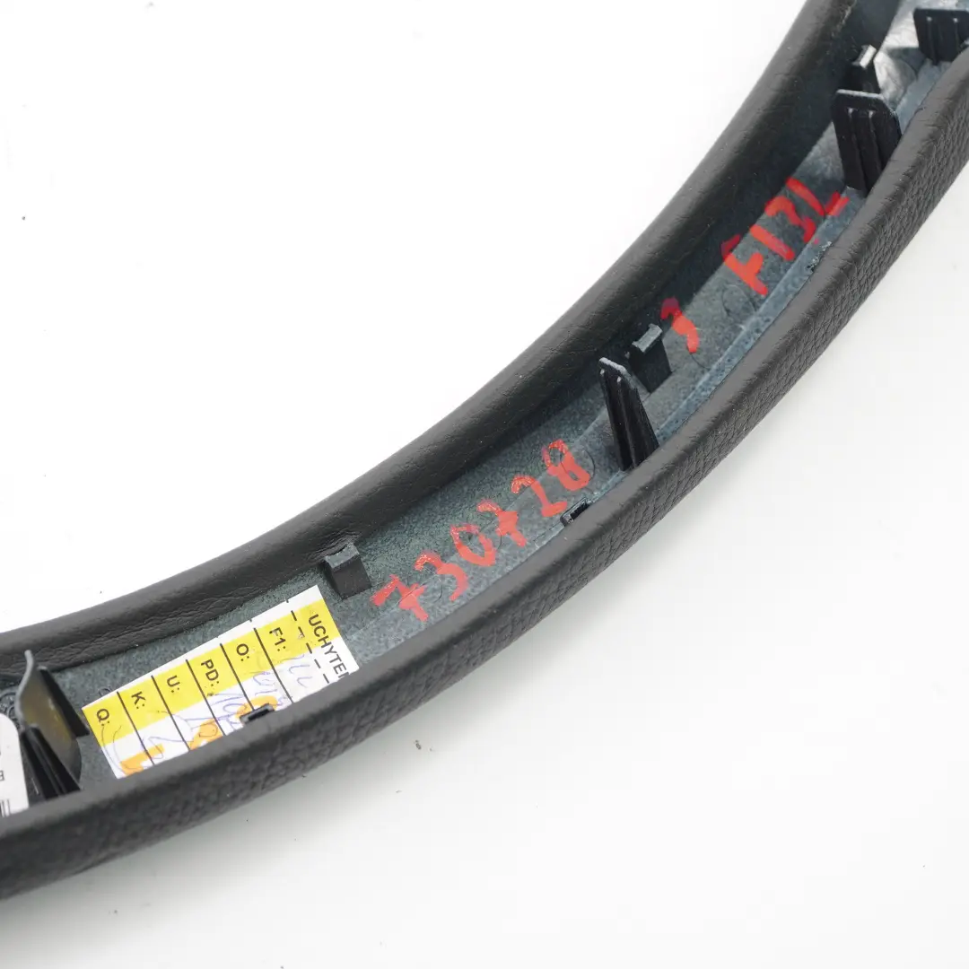 Door Card Panel Pull Handle Trim Left N/S Grab Leather Dakota Black to BMW F13 with Part number 7307283 BMW F13 Door Card Panel Pull Handle Trim Left N/S Grab Leather Dakota Black - SKU rhd-7307283 - Part number 7307283