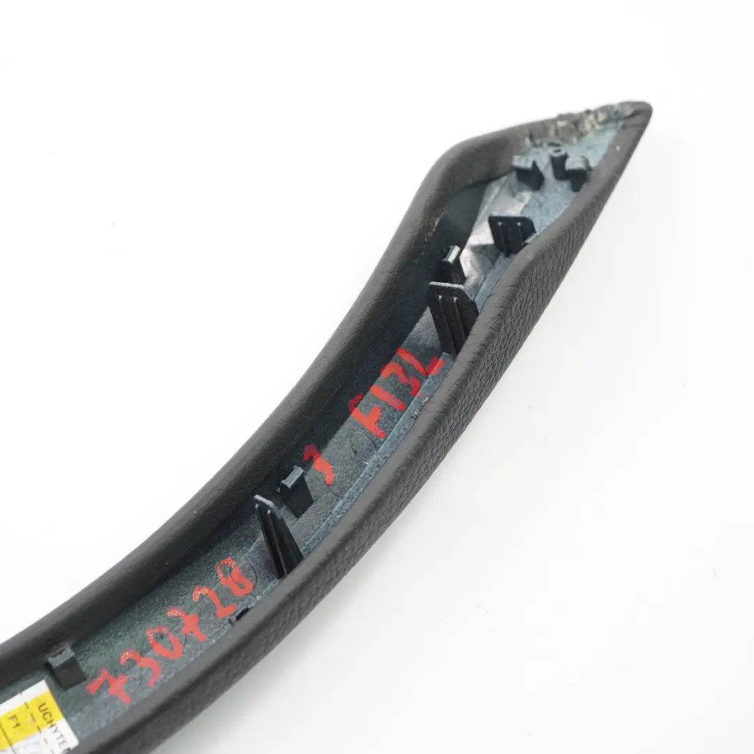 Door Card Panel Pull Handle Trim Left N/S Grab Leather Dakota Black to BMW F13 with Part number 7307283 BMW F13 Door Card Panel Pull Handle Trim Left N/S Grab Leather Dakota Black - SKU rhd-7307283 - Part number 7307283