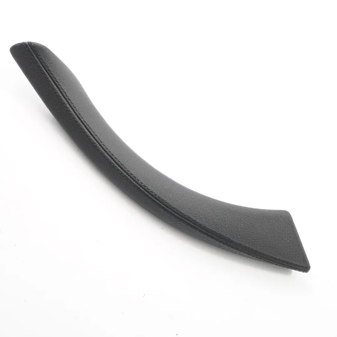BMW F13 Door Card Panel Pull Handle Trim Left N/S Grab Leather Dakota Black - SKU rhd-7307283 - Part number 7307283