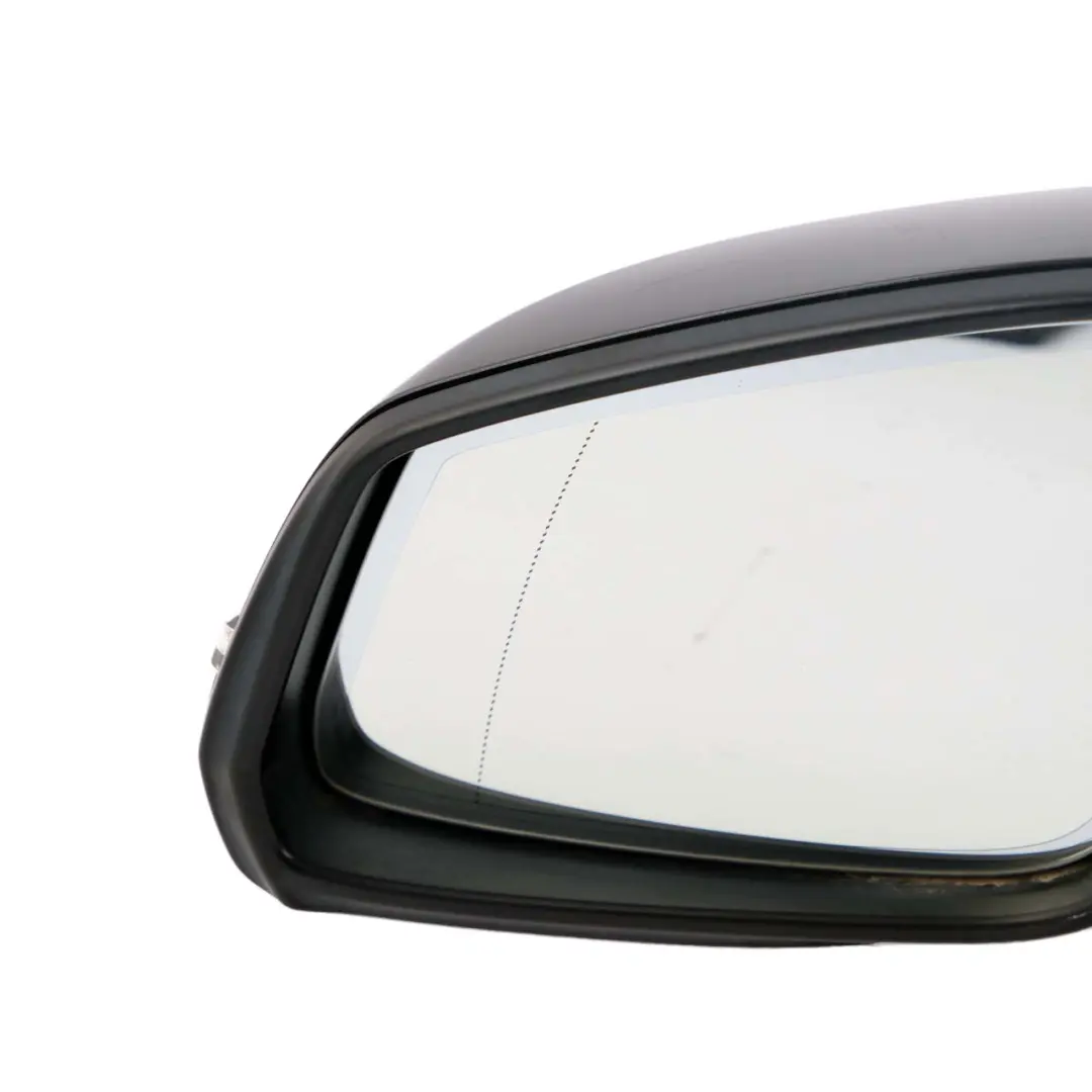 Heated Auto Dip Left Wing Mirror N/S Black Sapphire to BMW 7 Series F01 F02 LCI with Part number 7308391 BMW 7 Series F01 F02 LCI Heated Auto Dip Left Wing Mirror N/S Black Sapphire - SKU rhd-7308391-BS - Part number 7308391