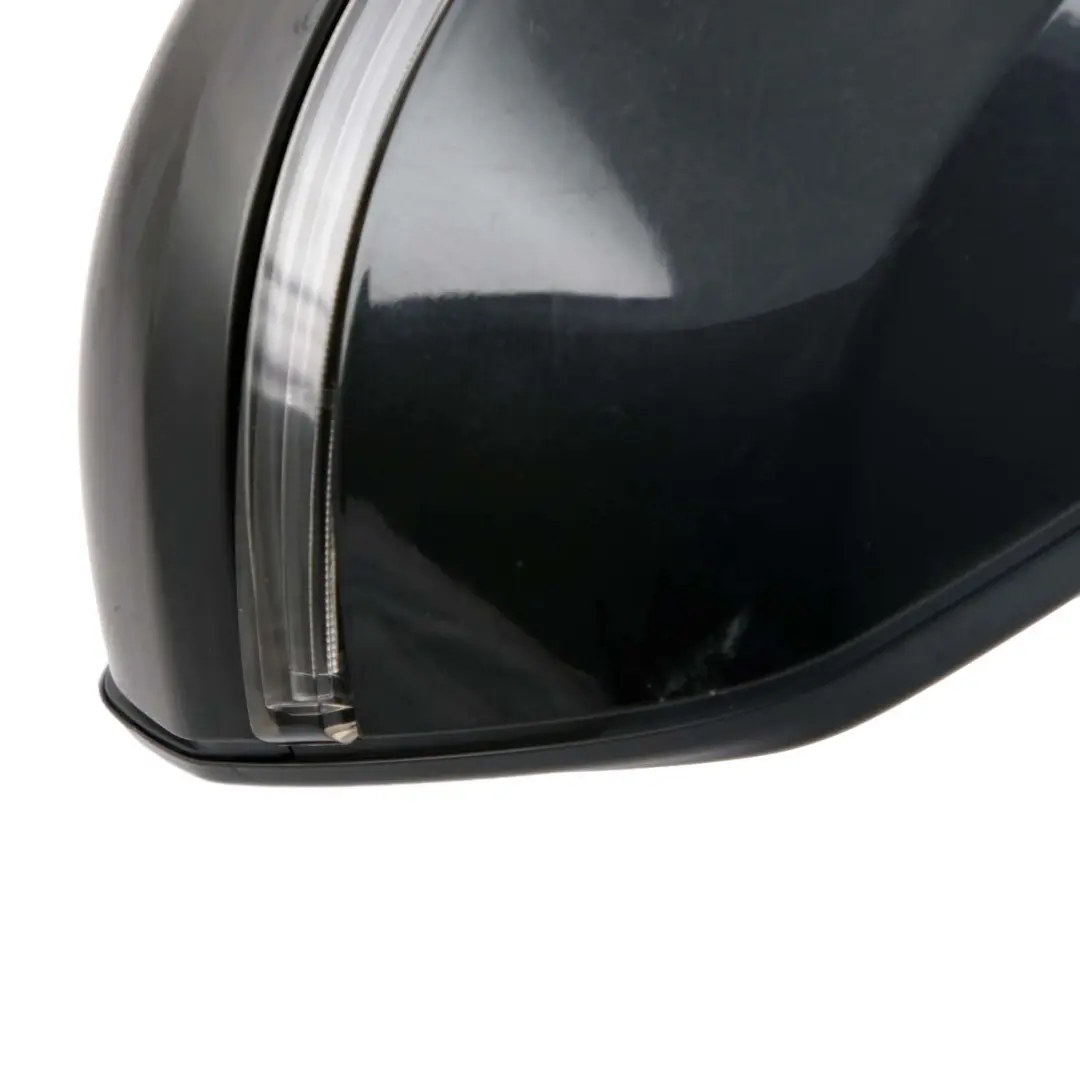 BMW 7 Series F01 F02 LCI Heated Auto Dip Left Wing Mirror N/S Black Sapphire - SKU rhd-7308391-BS - Part number 7308391