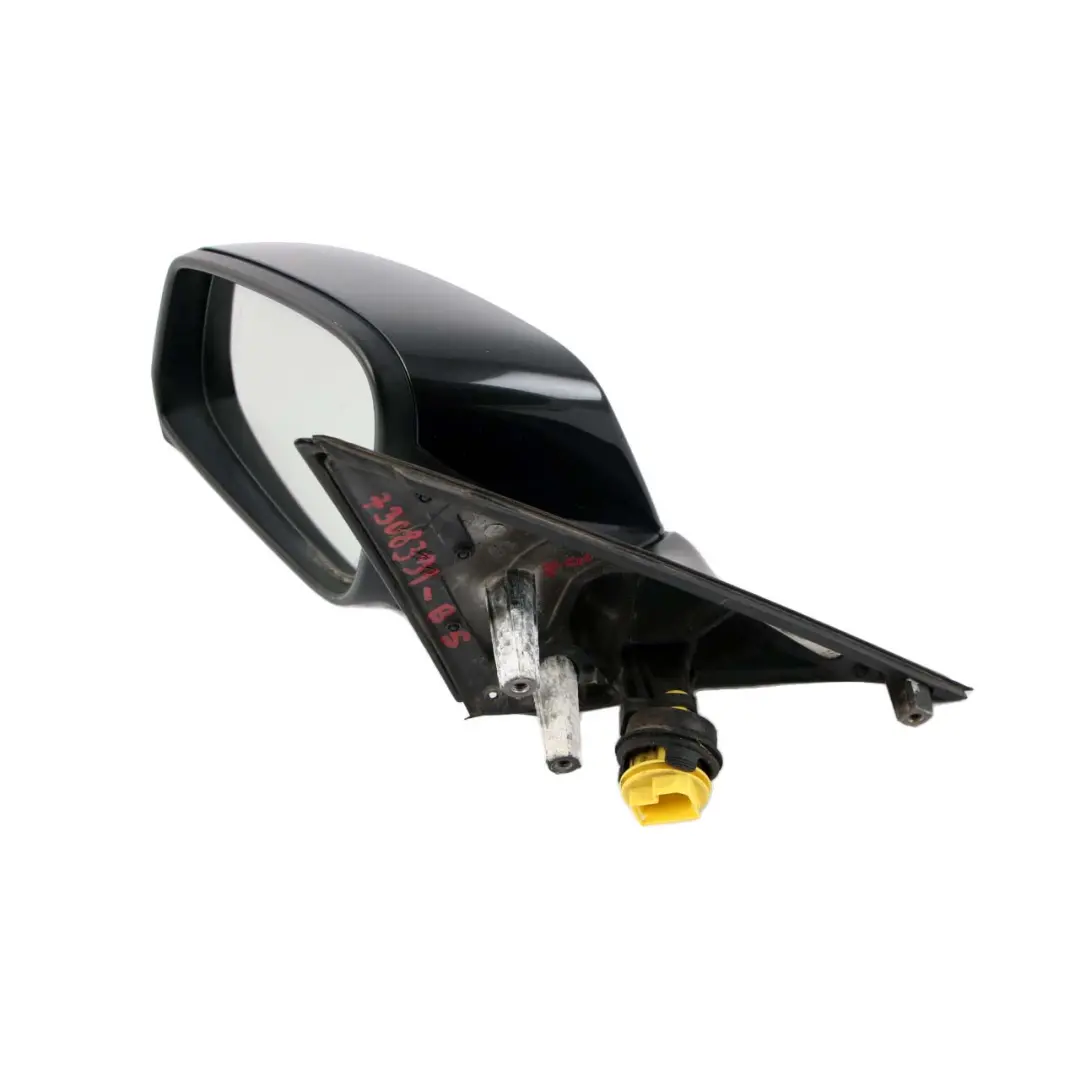 BMW 7 Series F01 F02 LCI Heated Auto Dip Left Wing Mirror N/S Black Sapphire - SKU rhd-7308391-BS - Part number 7308391