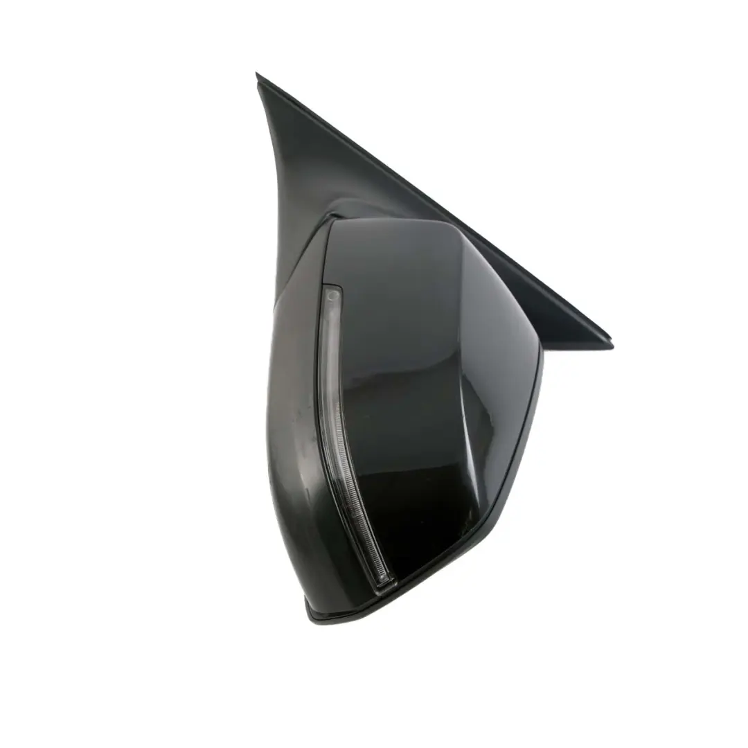 Heated Auto Dip Left Wing Mirror N/S Black Sapphire to BMW 7 Series F01 F02 LCI with Part number 7308391 BMW 7 Series F01 F02 LCI Heated Auto Dip Left Wing Mirror N/S Black Sapphire - SKU rhd-7308391-BS - Part number 7308391
