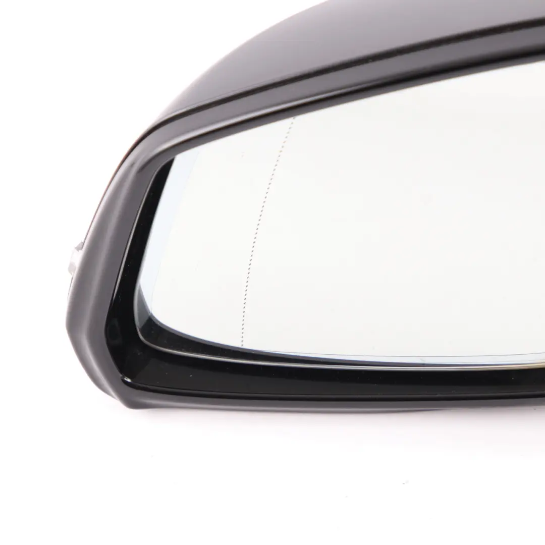  Wing Mirror BMW F01 F02 LCI Auto Dip High Gloss Left Door Black Sapphire 475 - SKU rhd-7308407-BS - Part number 7308407