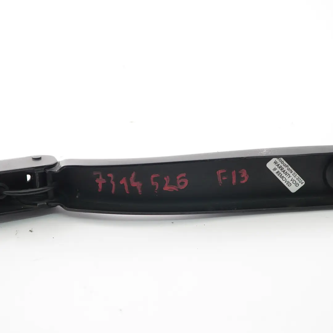 Wiper Arm BMW F06 F12 F13 Windscreen Driver's Side Front Right O/S to with Part number 7314526 Wiper Arm BMW F06 F12 F13 Windscreen Driver's Side Front Right O/S - SKU rhd-7314526 - Part number 7314526