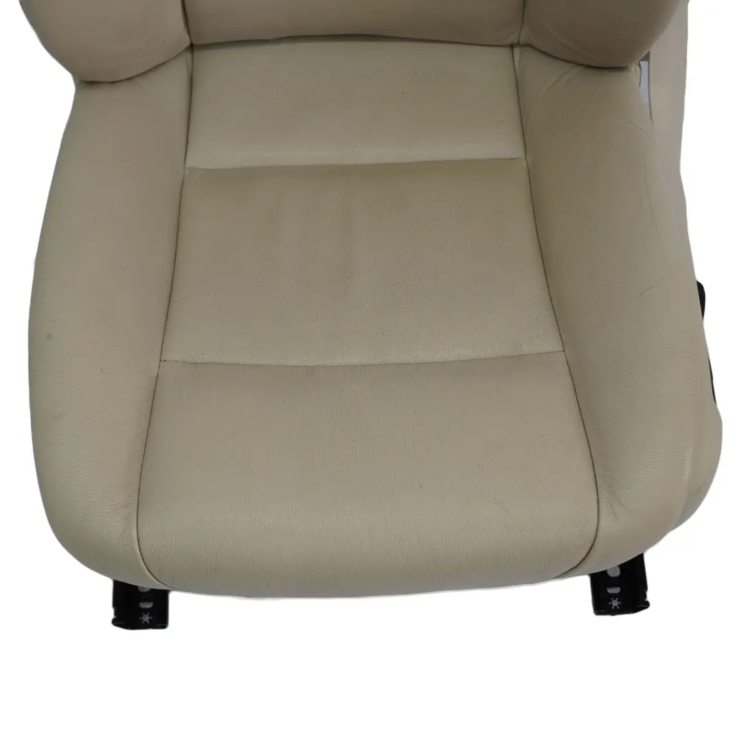  Front Seat BMW F01 LCI Heated Memory Left N/S Leather Dakota Elfenbein-Weiss - SKU rhd-7319201-1 - Part number 7319201