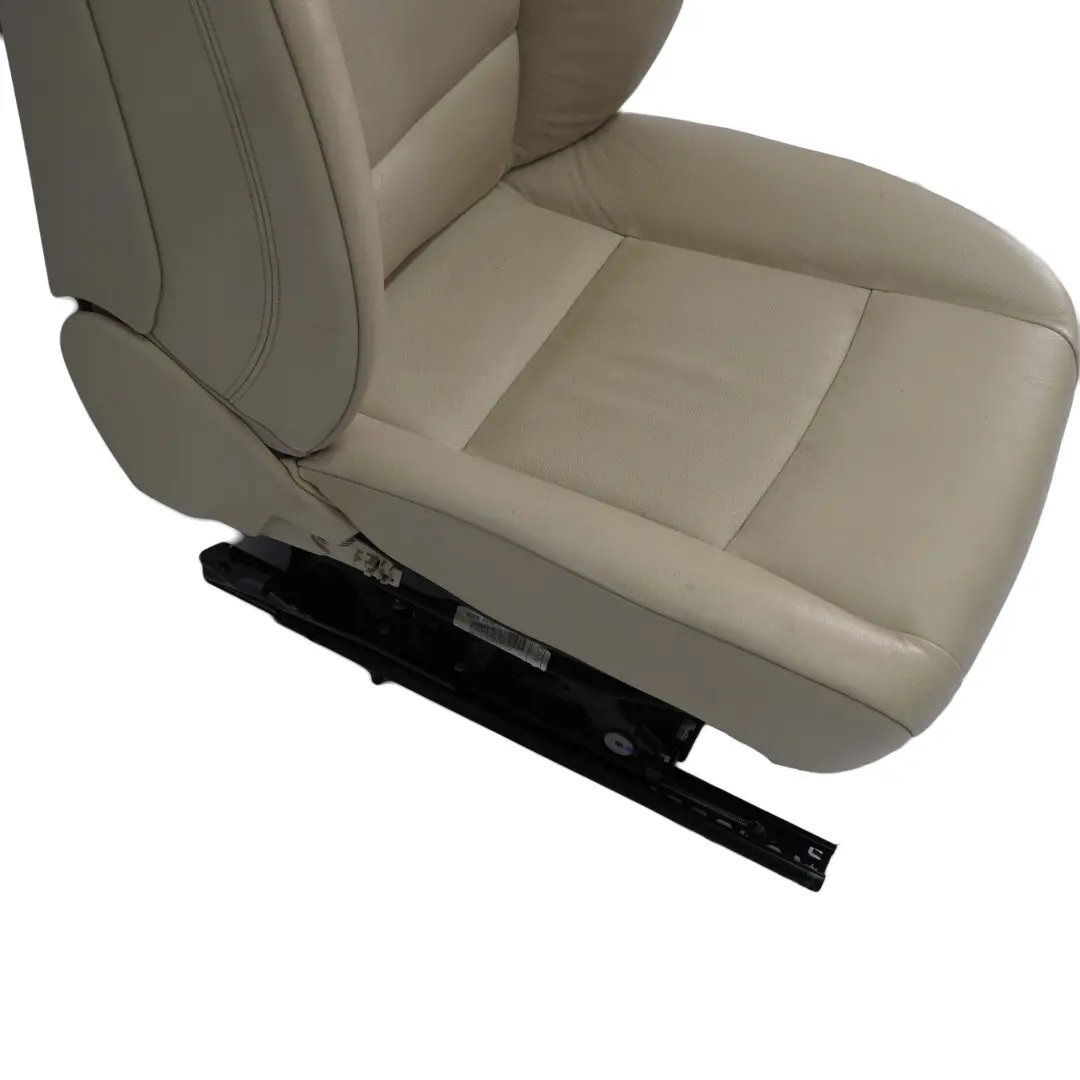  Front Seat BMW F01 LCI Heated Memory Left N/S Leather Dakota Elfenbein-Weiss - SKU rhd-7319201-1 - Part number 7319201