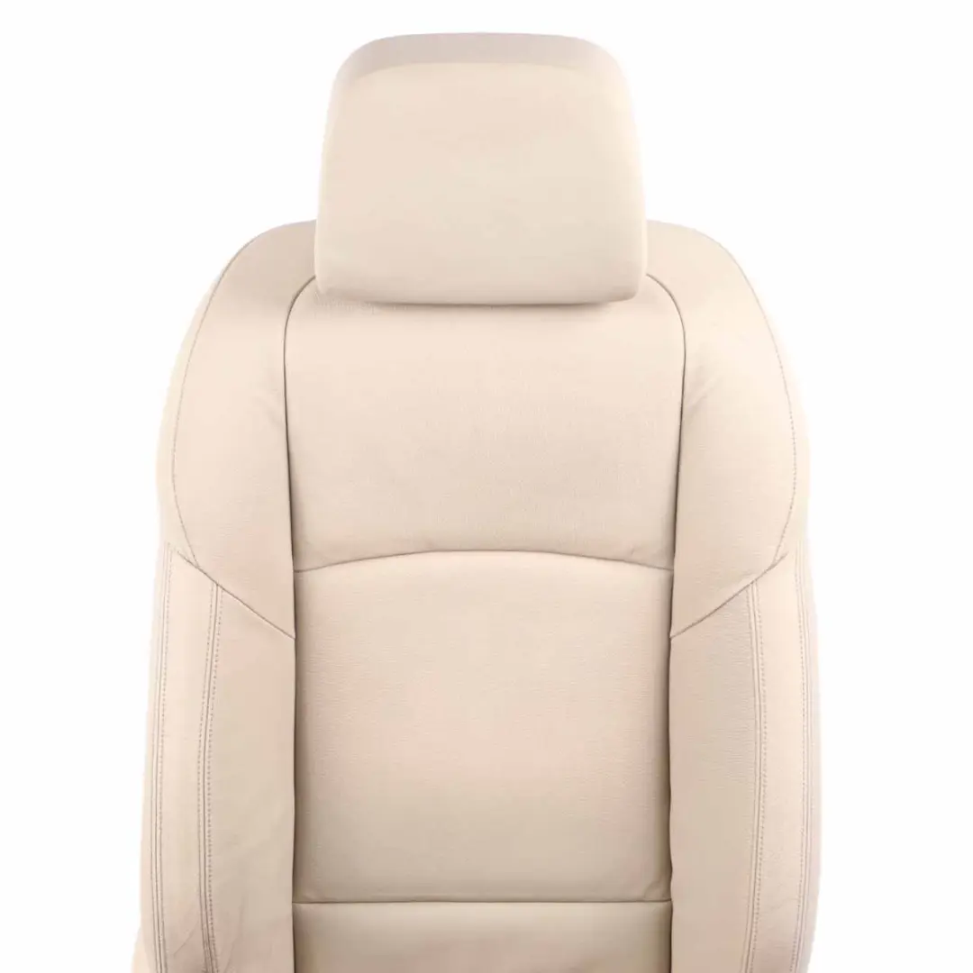  Front Seat BMW F01 LCI M Sport Heated Memory Right O/S Leather Elfenbein-Weiss - SKU rhd-7319242-1 - Part number 7319242