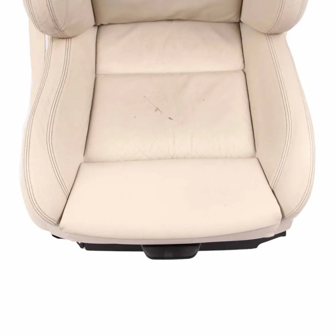  Front Seat BMW F01 LCI M Sport Heated Memory Right O/S Leather Elfenbein-Weiss - SKU rhd-7319242-1 - Part number 7319242