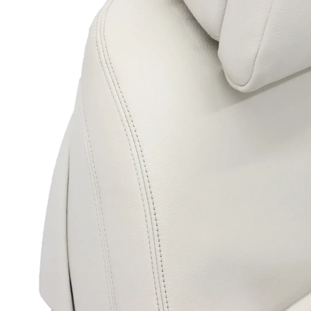 BMW F01 LCI Front Right Seat Comfort O/S Heated Leather Elfenbein Weiss Lumbar - SKU rhd-7319294-1 - Part number 7319294