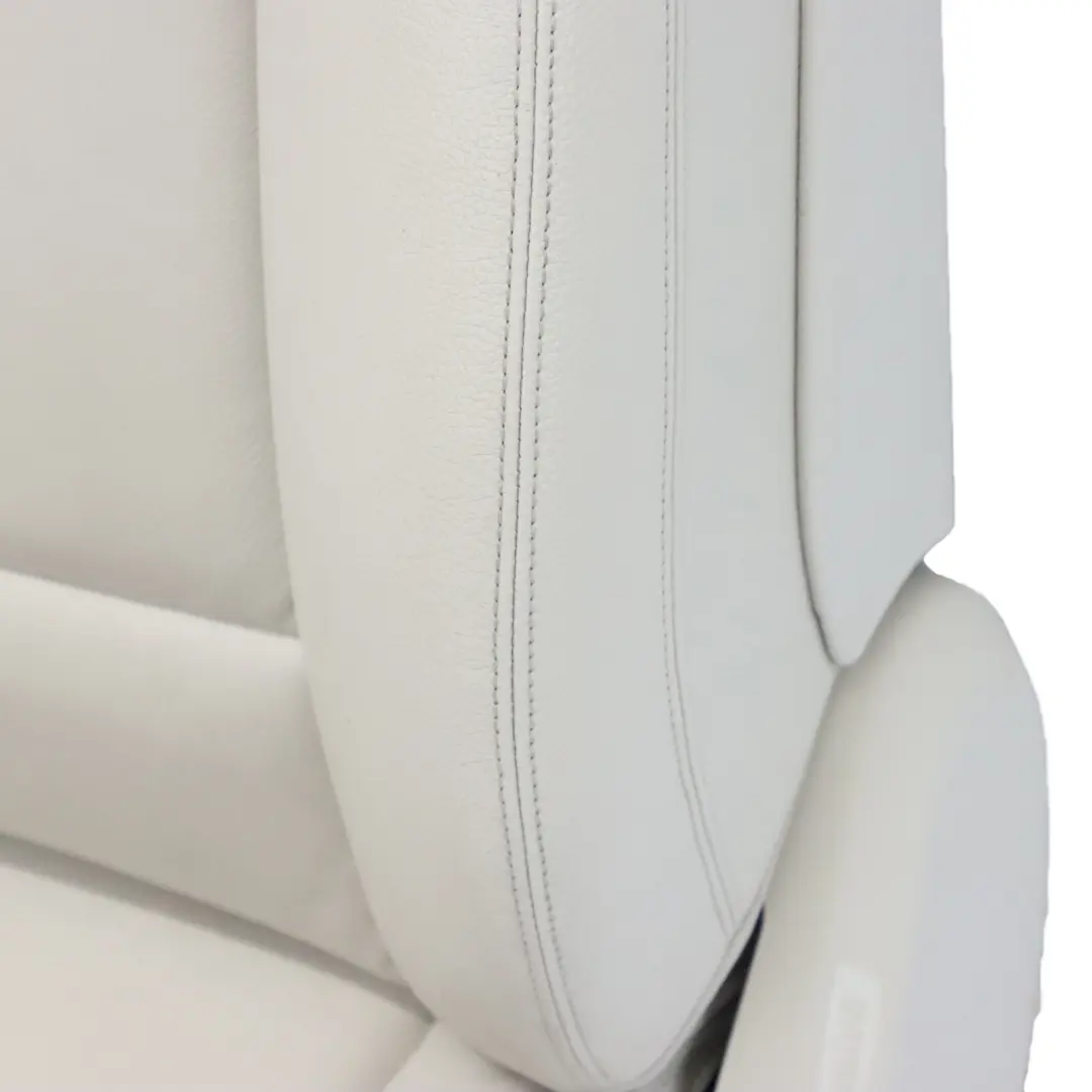 BMW F01 Sitzlehnenbezug vorne rechts Komfort beheizt Leder Elfenbein Weiß - SKU rhd-7319294-1 - Teilenummer 7319294