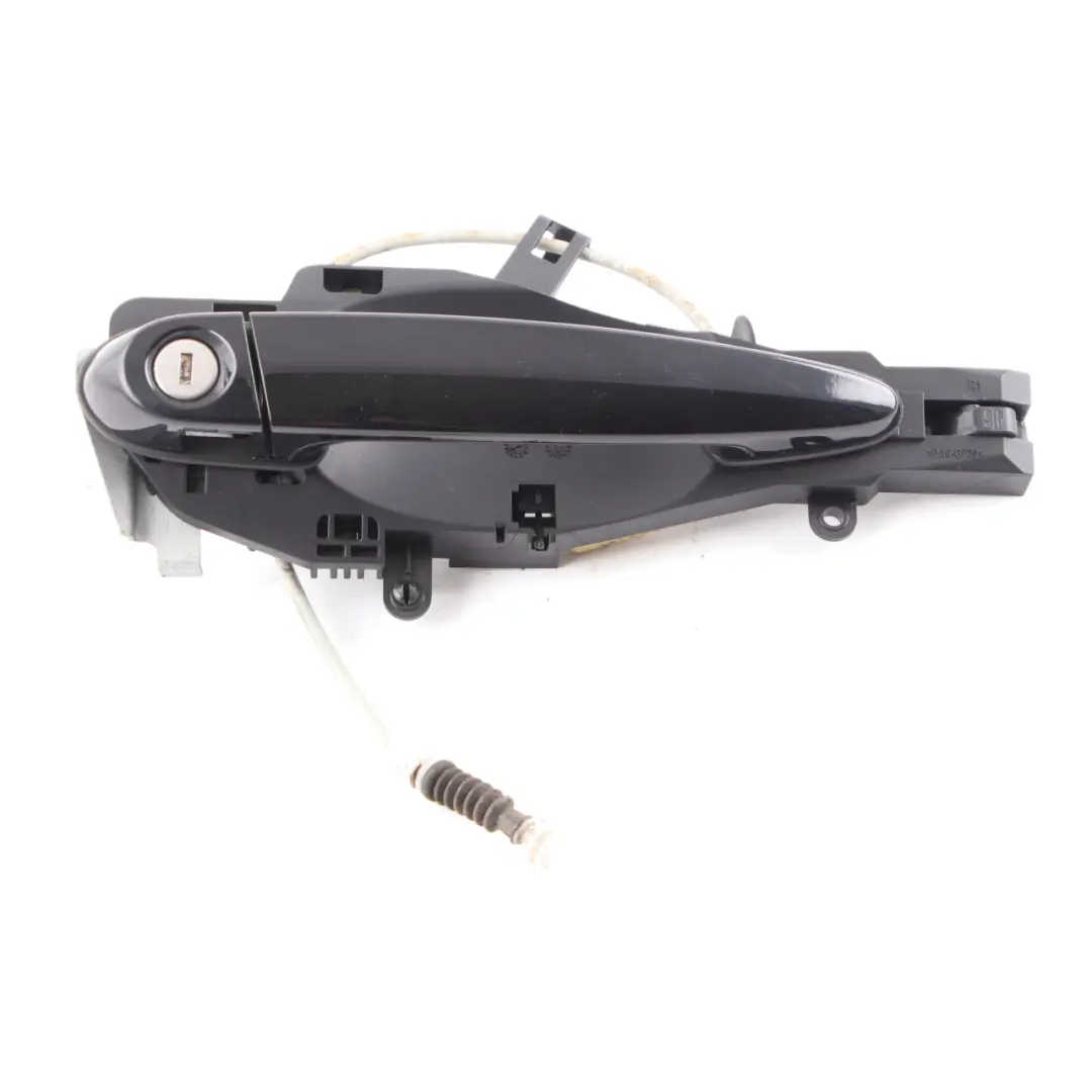 BMW X3 F25 Door Grab Handle Front Right O/S Outside Schwarz 2 Black 668 - SKU rhd-7319349-SCH - Part number 7319349