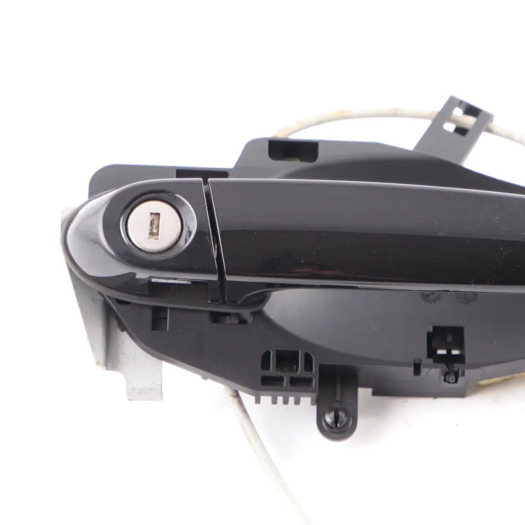 BMW X3 F25 Door Grab Handle Front Right O/S Outside Schwarz 2 Black 668 - SKU rhd-7319349-SCH - Part number 7319349