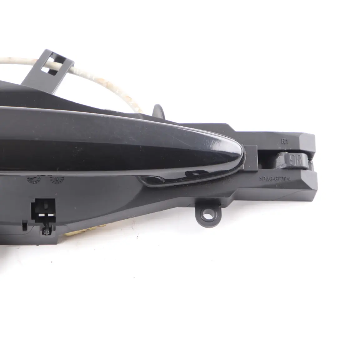BMW X3 F25 Door Grab Handle Front Right O/S Outside Schwarz 2 Black 668 - SKU rhd-7319349-SCH - Part number 7319349