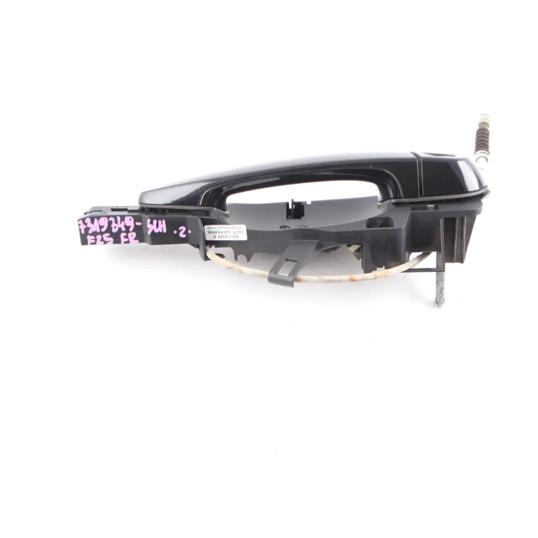 BMW X3 F25 Door Grab Handle Front Right O/S Outside Schwarz 2 Black 668 - SKU rhd-7319349-SCH - Part number 7319349