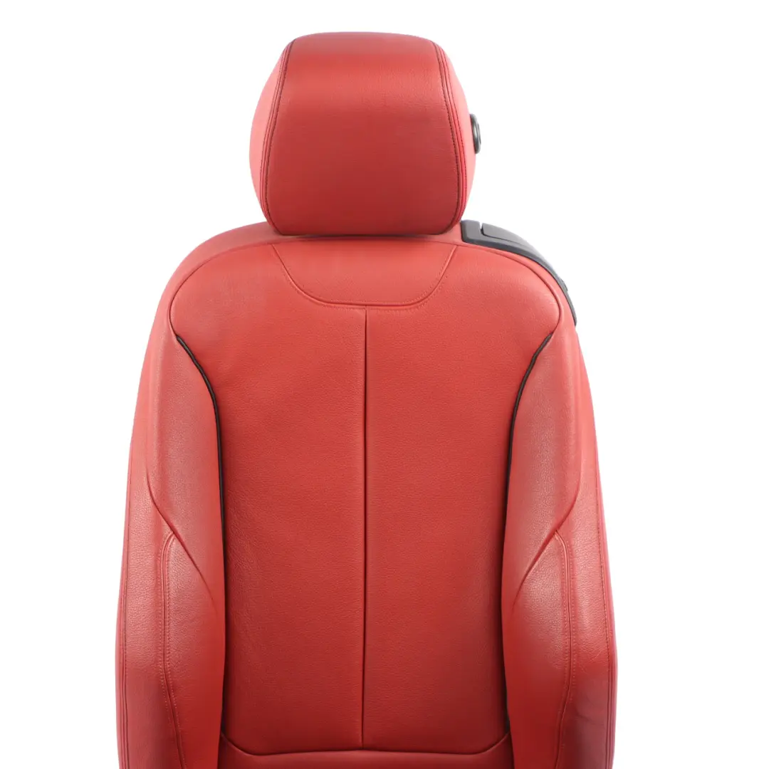  Front Seat BMW F32 Coupe Left N/S Sport Heated Leather Dakota Korall Red Memory - SKU rhd-7319597-3 - Part number 7319597