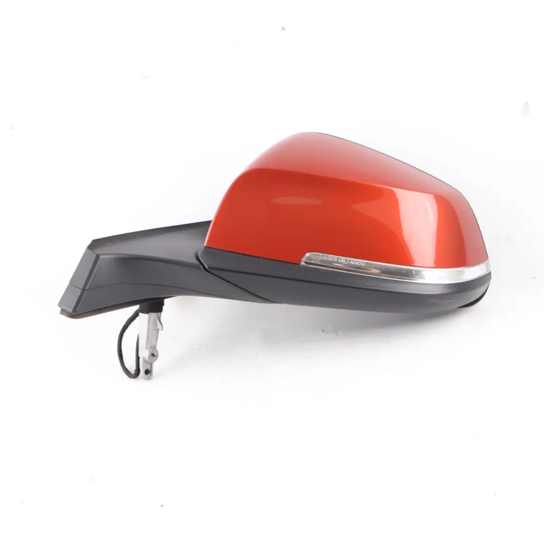 Wing Mirror Door Left N/S Heated Auto Dip Solar Orange Metallic B78 to BMW i3 I01 with Part number 7321005 BMW i3 I01 Wing Mirror Door Left N/S Heated Auto Dip Solar Orange Metallic B78 - SKU rhd-7321005-SOL - Part number 7321005