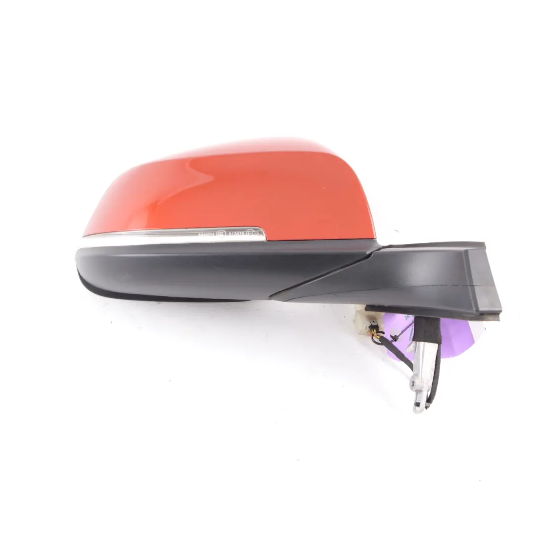 Wing Mirror Door Right O/S Heated Auto Dip Solar Orange Metallic B78 to BMW i3 I01 with Part number 7321006 BMW i3 I01 Wing Mirror Door Right O/S Heated Auto Dip Solar Orange Metallic B78 - SKU rhd-7321006-SOL - Part number 7321006