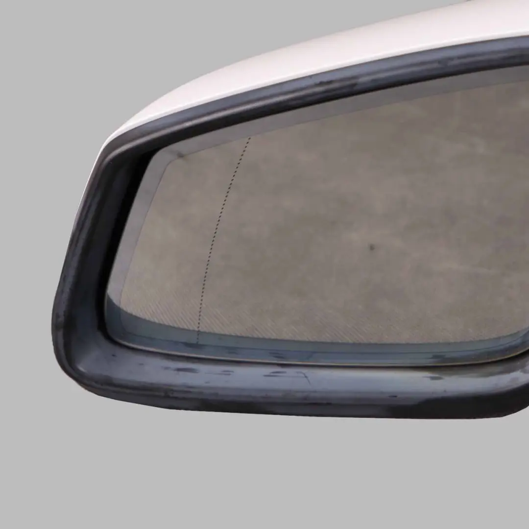  Wing Mirror BMW F10 F11 Heated Door Left N/S Outside Alpinweiss Alpine White 300 - SKU rhd-7322481-AW - Part number 7322481