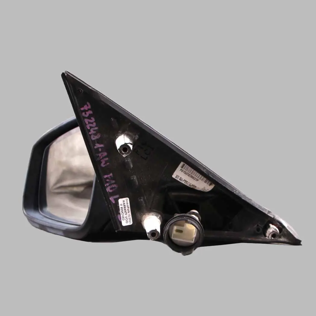 Wing Mirror BMW F10 F11 Heated Door Left N/S Outside Alpinweiss Alpine White 300 to with Part number 7322481 Wing Mirror BMW F10 F11 Heated Door Left N/S Outside Alpinweiss Alpine White 300 - SKU rhd-7322481-AW - Part number 7322481