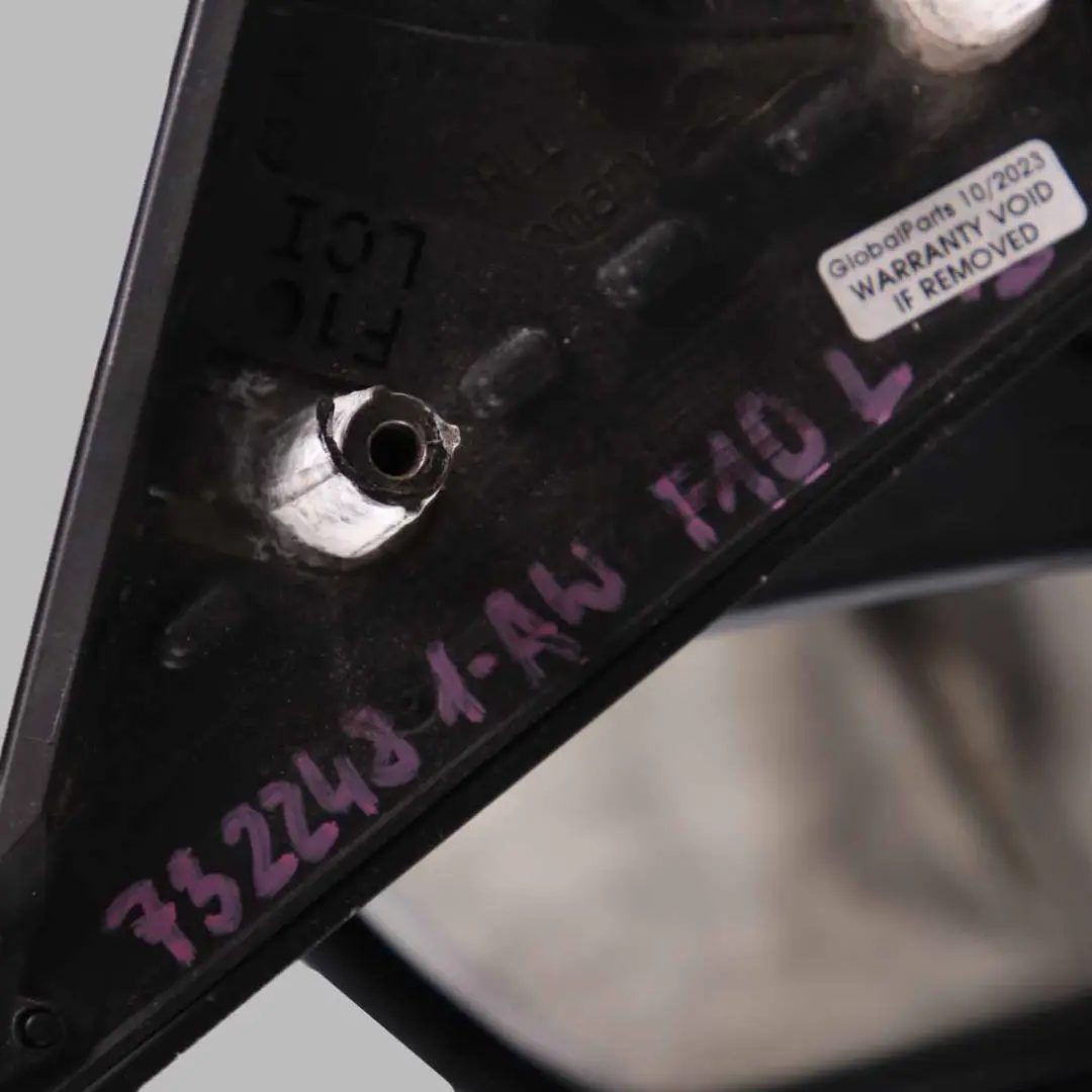 Wing Mirror BMW F10 F11 Heated Door Left N/S Outside Alpinweiss Alpine White 300 to with Part number 7322481 Wing Mirror BMW F10 F11 Heated Door Left N/S Outside Alpinweiss Alpine White 300 - SKU rhd-7322481-AW - Part number 7322481