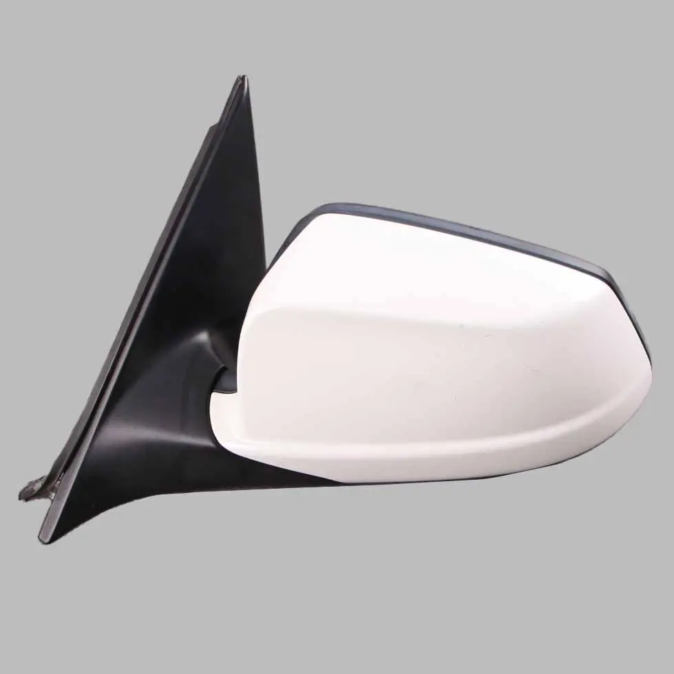  Wing Mirror BMW F10 F11 Heated Door Left N/S Outside Alpinweiss Alpine White 300 - SKU rhd-7322481-AW - Part number 7322481