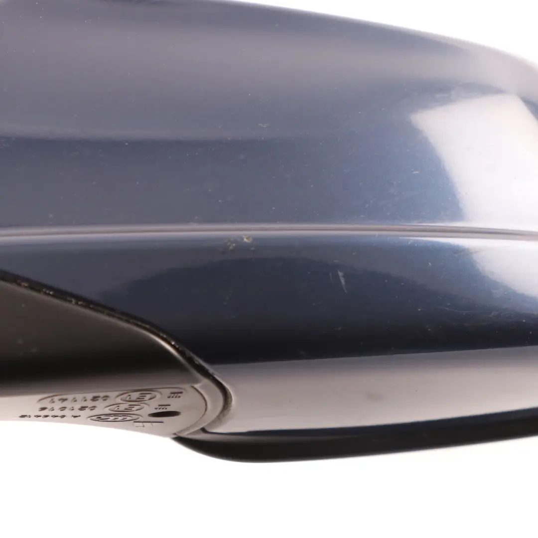 Wing Mirror BMW F10 F11 Heated Door Left N/S Outside Deep Sea Blue - A76 to with Part number 7322481 Wing Mirror BMW F10 F11 Heated Door Left N/S Outside Deep Sea Blue - A76 - SKU rhd-7322481-DSB - Part number 7322481