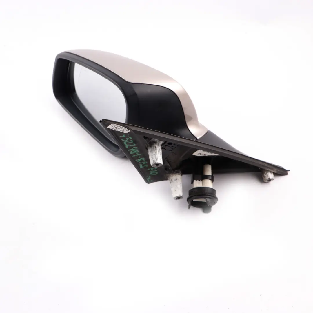 Wing Mirror BMW F10 F11 Heated Door Left N/S Outside 5 Pins Kaschmir Silver A72 to with Part number 7322481 Wing Mirror BMW F10 F11 Heated Door Left N/S Outside 5 Pins Kaschmir Silver A72 - SKU rhd-7322481-KAS - Part number 7322481