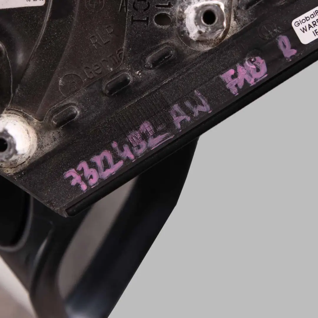 Wing Mirror BMW F10 F11 Heated Door Right O/S Alpinweiss Alpine White 300 5 Pins to with Part number 7322482 Wing Mirror BMW F10 F11 Heated Door Right O/S Alpinweiss Alpine White 300 5 Pins - SKU rhd-7322482-AW - Part number 7322482