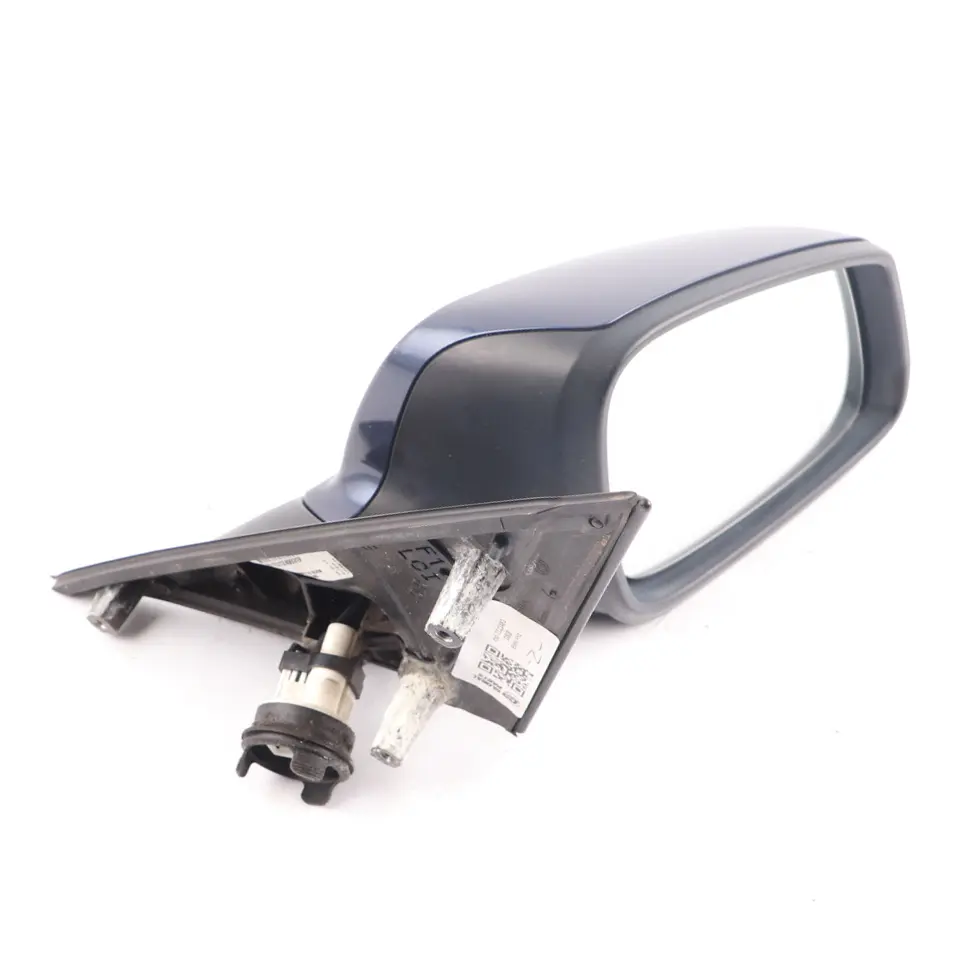 Wing Mirror Door BMW F10 F11 Heated Right O/S Black Deep Sea Blue - A76 to with Part number 7322482 Wing Mirror Door BMW F10 F11 Heated Right O/S Black Deep Sea Blue - A76 - SKU rhd-7322482-DSB - Part number 7322482