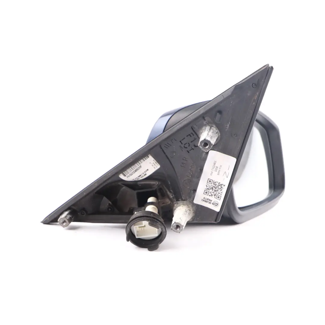 Wing Mirror Door BMW F10 F11 Heated Right O/S Black Deep Sea Blue - A76 to with Part number 7322482 Wing Mirror Door BMW F10 F11 Heated Right O/S Black Deep Sea Blue - A76 - SKU rhd-7322482-DSB - Part number 7322482