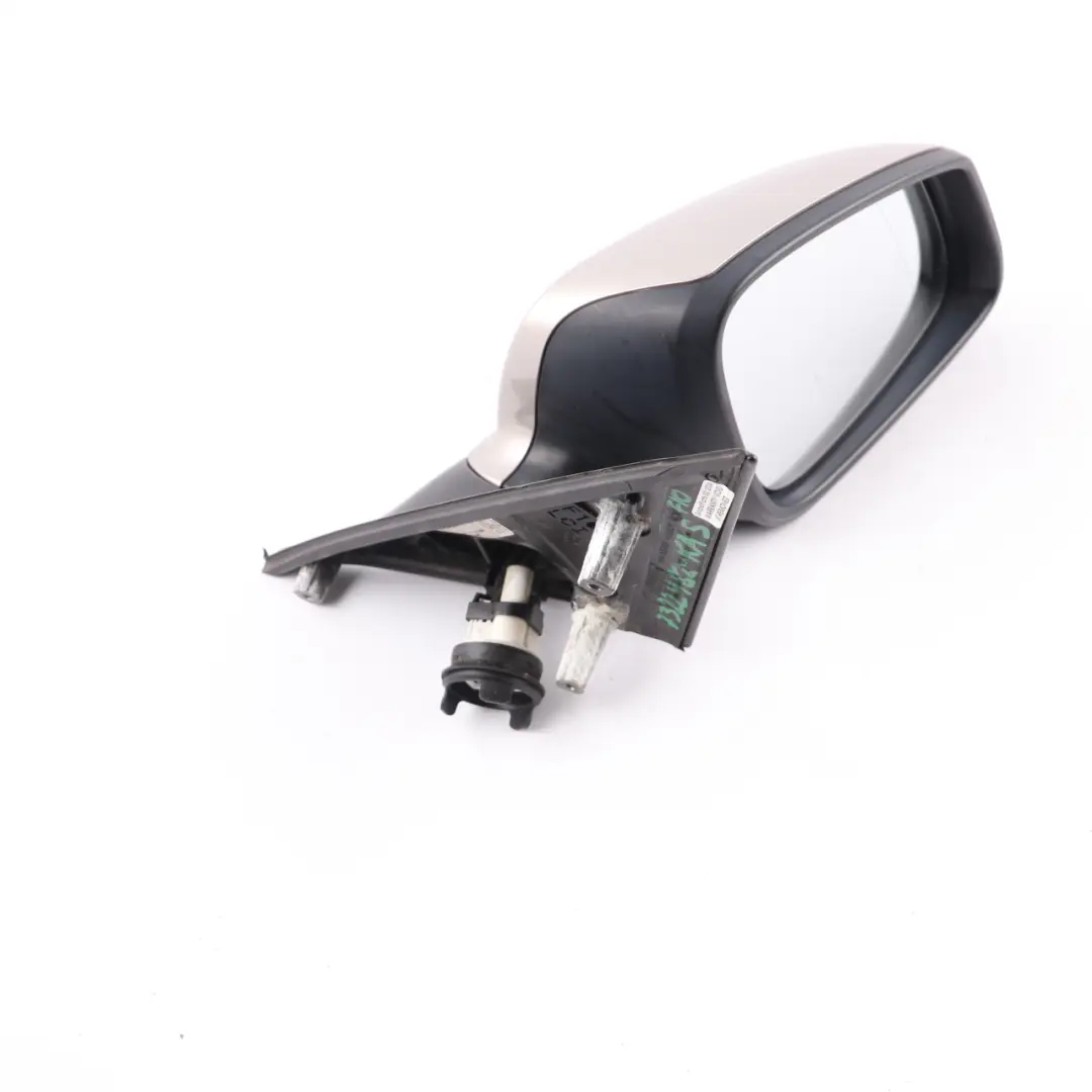  Wing Mirror BMW F10 F11 Heated Door Right O/S 5 Pins Kaschmirsilber Silver - A72 - SKU rhd-7322482-KAS - Part number 7322482