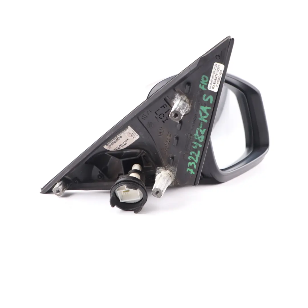  Wing Mirror BMW F10 F11 Heated Door Right O/S 5 Pins Kaschmirsilber Silver - A72 - SKU rhd-7322482-KAS - Part number 7322482