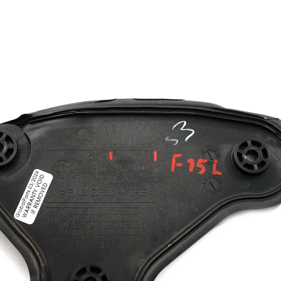 Bay Cover Trim Panel Left N/S Bracket Mount to BMW X5 F15 Engine with Part number 7325411 BMW X5 F15 Engine Bay Cover Trim Panel Left N/S Bracket Mount - SKU rhd-7325411 - Part number 7325411