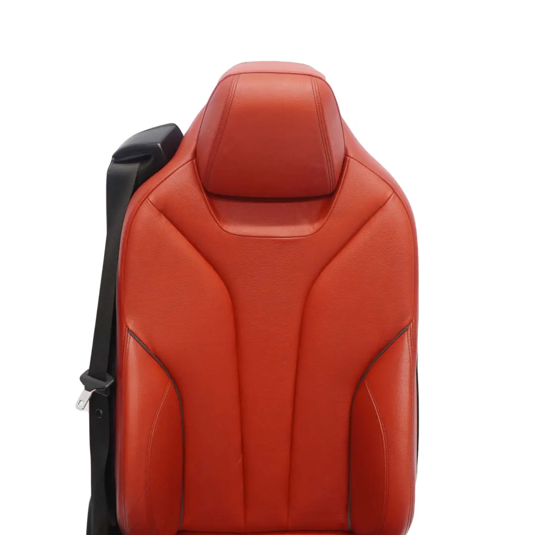 BMW F33 Sport Red Korallrot Leather Interior Front Right O/S Seat Heated Memory - SKU rhd-7327668 - Part number 7327668