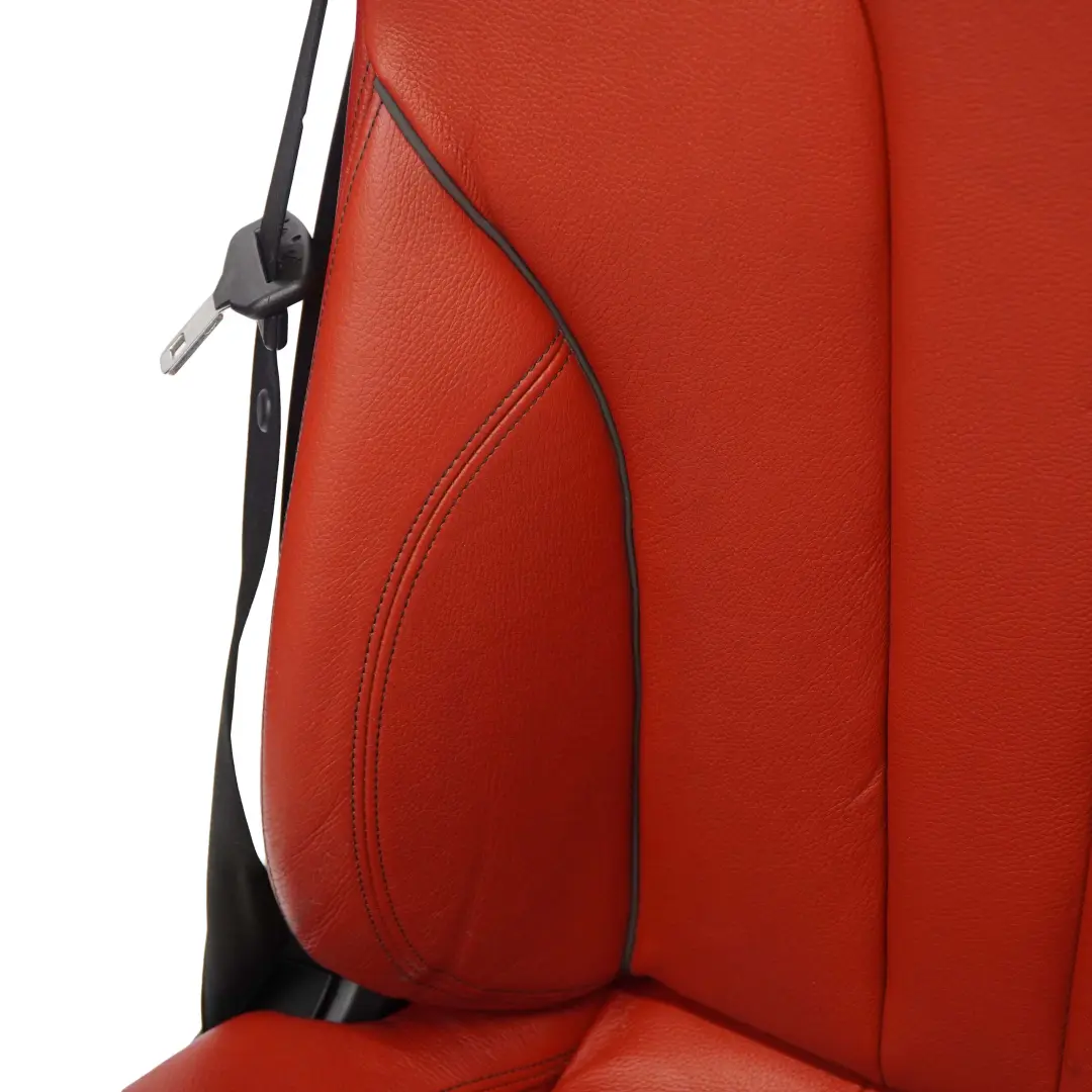 BMW F33 Sport Red Korallrot Leather Interior Front Right O/S Seat Heated Memory - SKU rhd-7327668 - Part number 7327668