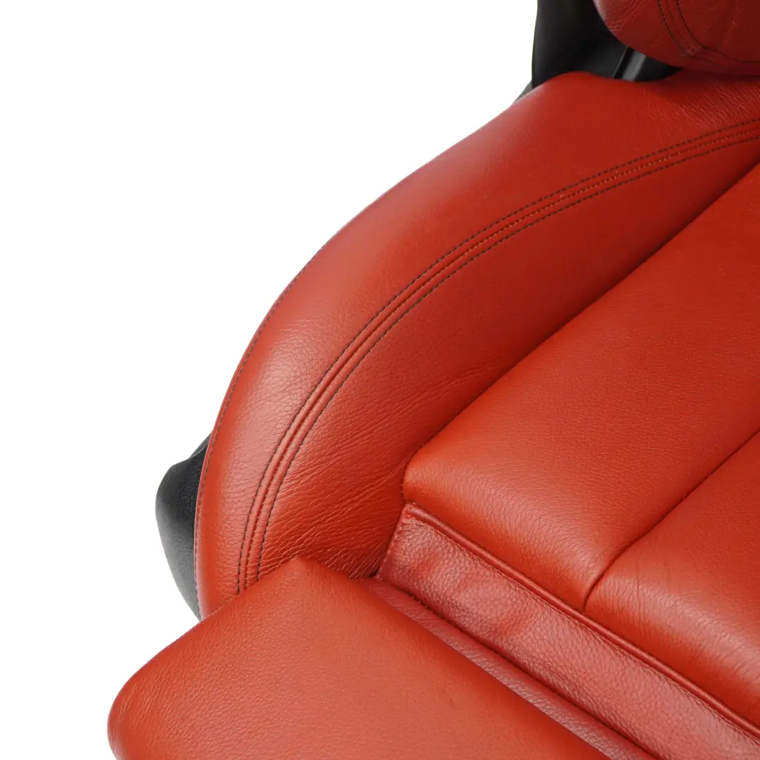 BMW F33 Sport Red Korallrot Leather Interior Front Right O/S Seat Heated Memory - SKU rhd-7327668 - Part number 7327668